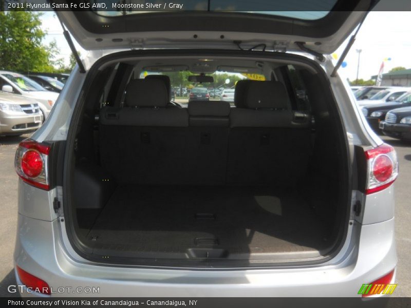Moonstone Silver / Gray 2011 Hyundai Santa Fe GLS AWD