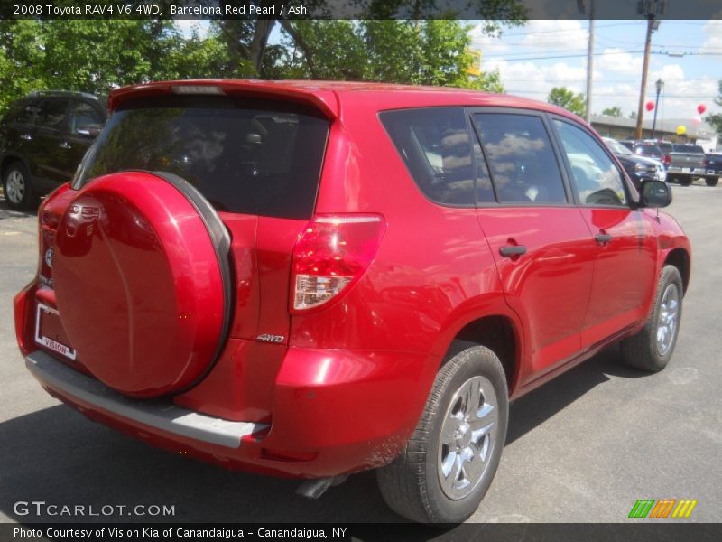 Barcelona Red Pearl / Ash 2008 Toyota RAV4 V6 4WD