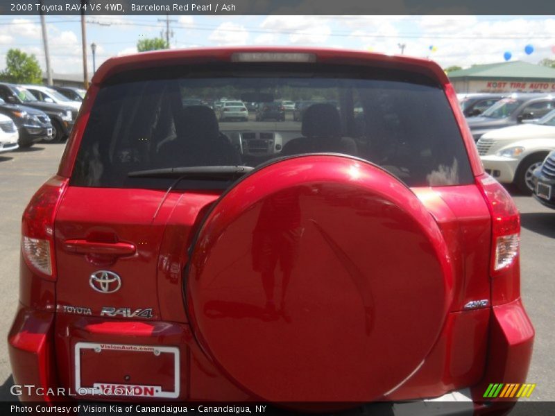 Barcelona Red Pearl / Ash 2008 Toyota RAV4 V6 4WD