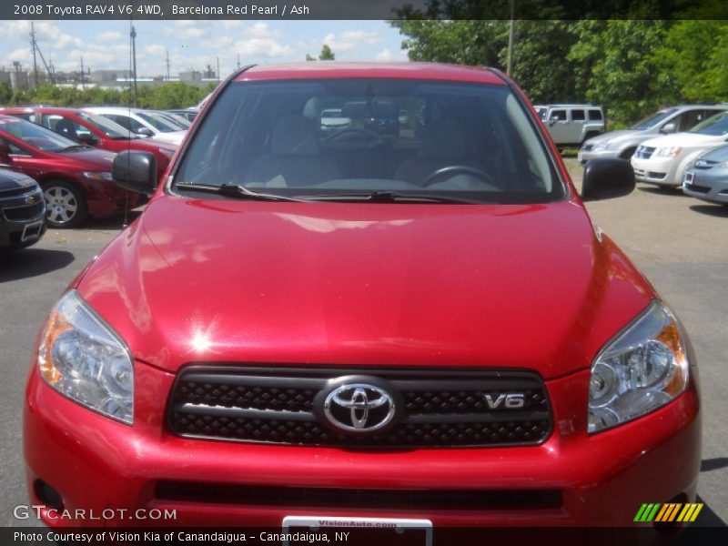 Barcelona Red Pearl / Ash 2008 Toyota RAV4 V6 4WD