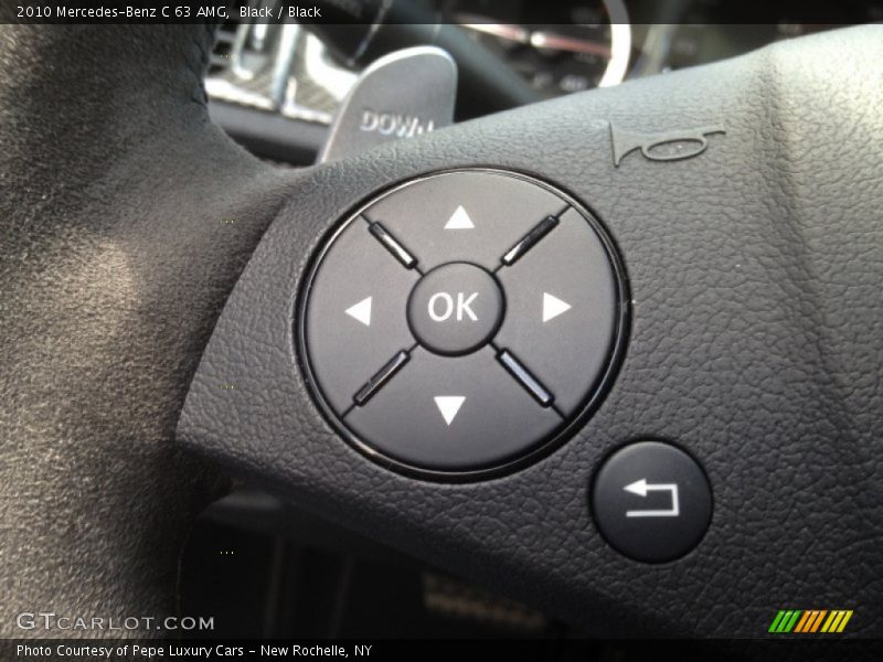 Controls of 2010 C 63 AMG