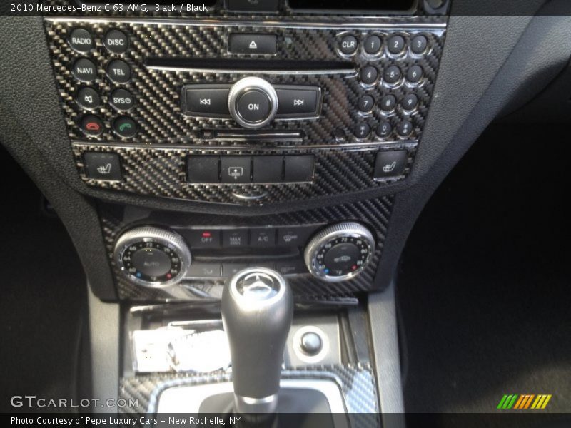 Black / Black 2010 Mercedes-Benz C 63 AMG