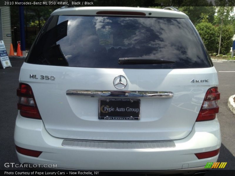Black / Black 2010 Mercedes-Benz ML 350 4Matic