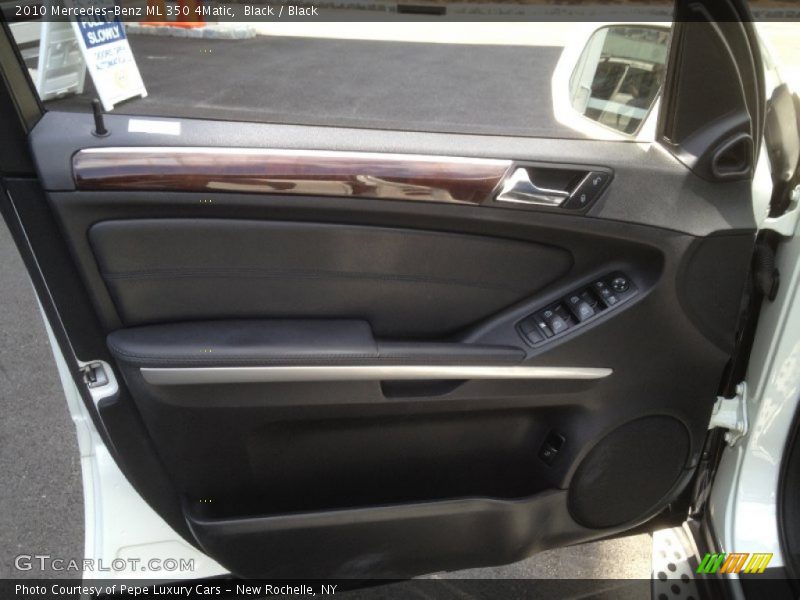 Black / Black 2010 Mercedes-Benz ML 350 4Matic