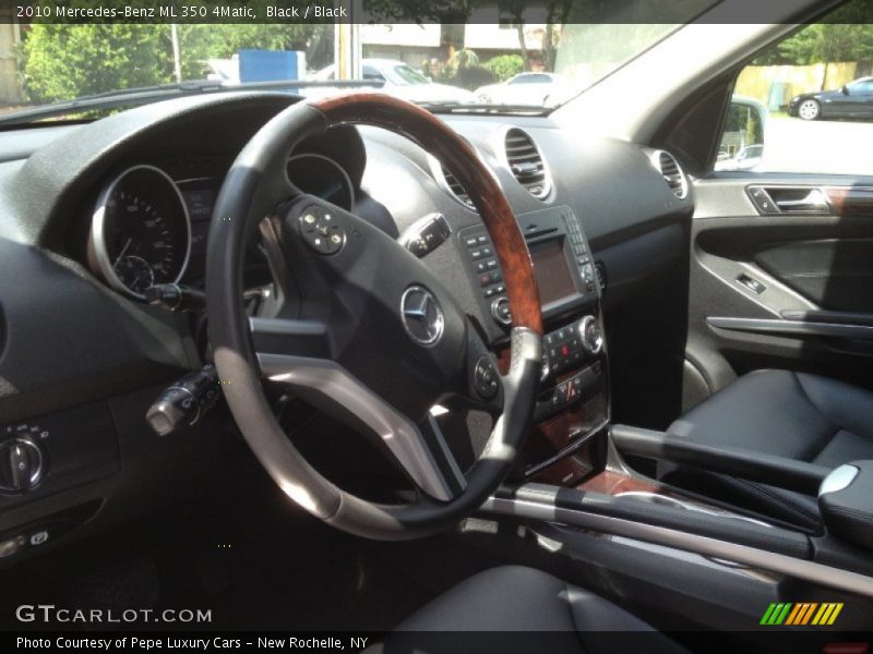 Black / Black 2010 Mercedes-Benz ML 350 4Matic