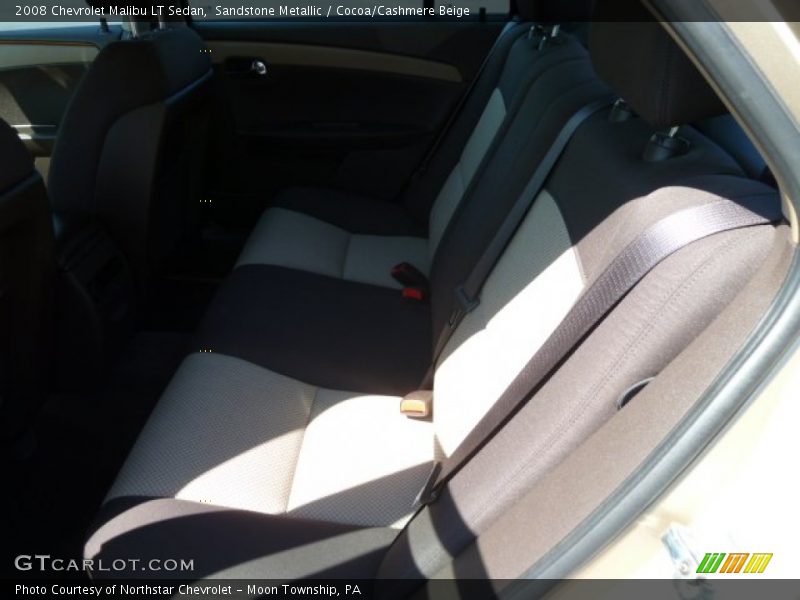 Sandstone Metallic / Cocoa/Cashmere Beige 2008 Chevrolet Malibu LT Sedan