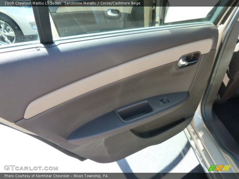 Sandstone Metallic / Cocoa/Cashmere Beige 2008 Chevrolet Malibu LT Sedan
