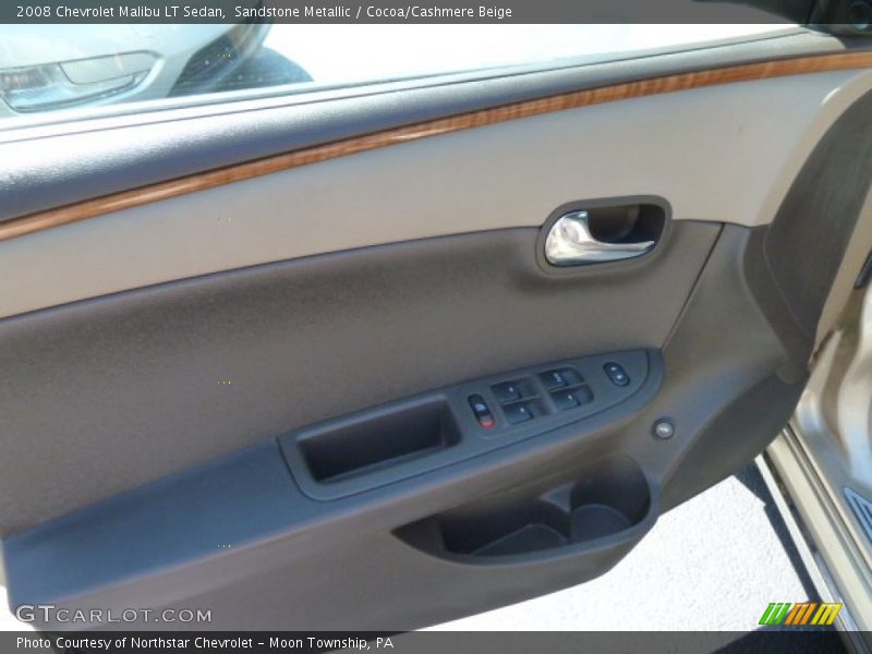 Sandstone Metallic / Cocoa/Cashmere Beige 2008 Chevrolet Malibu LT Sedan
