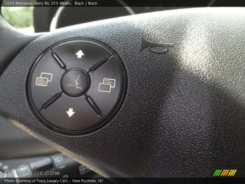 Black / Black 2010 Mercedes-Benz ML 350 4Matic
