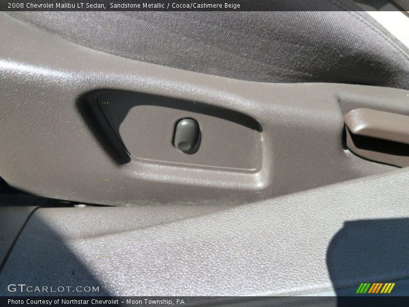 Sandstone Metallic / Cocoa/Cashmere Beige 2008 Chevrolet Malibu LT Sedan