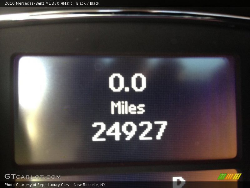 Black / Black 2010 Mercedes-Benz ML 350 4Matic