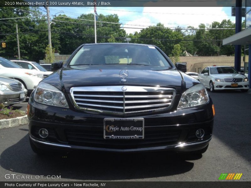 Black / Black 2010 Mercedes-Benz C 300 Luxury 4Matic
