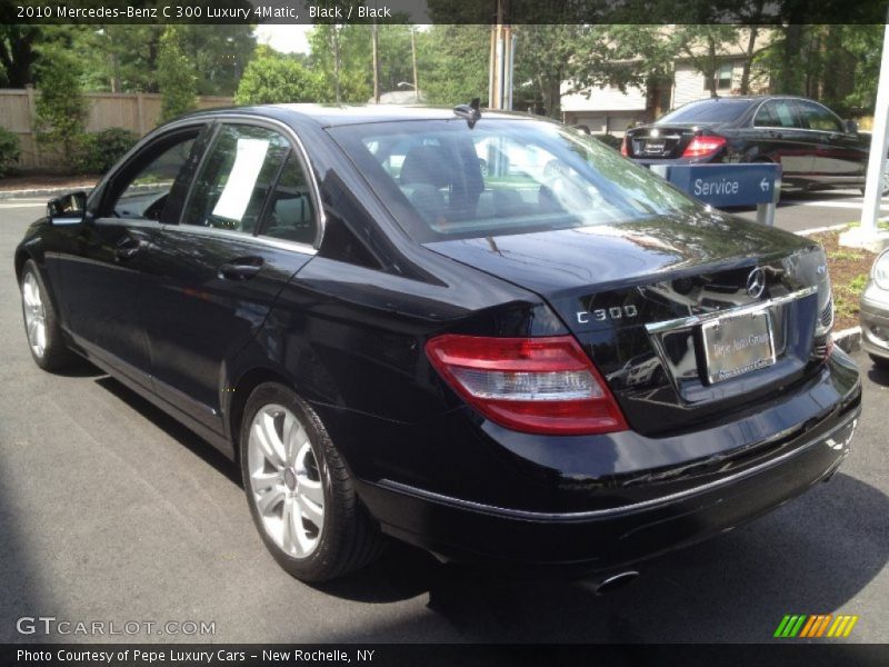 Black / Black 2010 Mercedes-Benz C 300 Luxury 4Matic