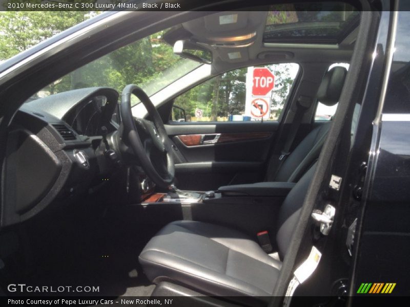 Black / Black 2010 Mercedes-Benz C 300 Luxury 4Matic