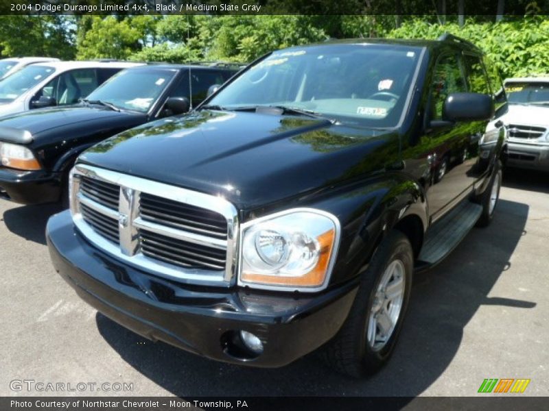 Black / Medium Slate Gray 2004 Dodge Durango Limited 4x4