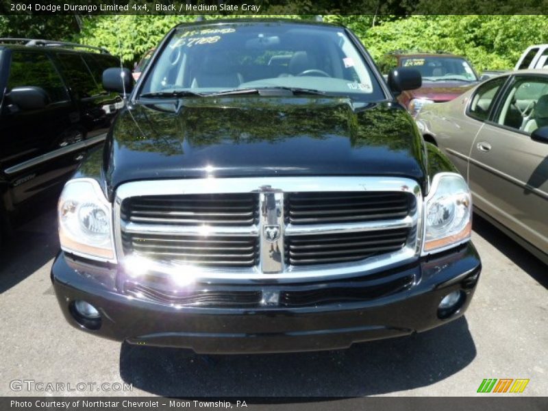 Black / Medium Slate Gray 2004 Dodge Durango Limited 4x4