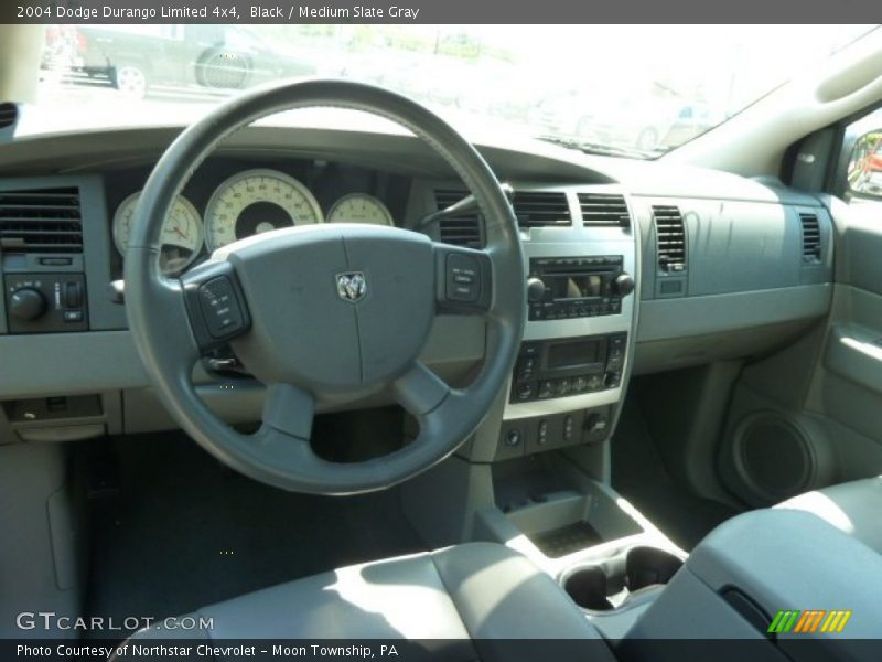 Black / Medium Slate Gray 2004 Dodge Durango Limited 4x4