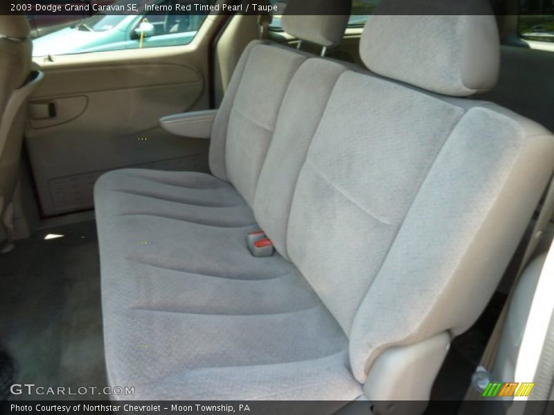 Inferno Red Tinted Pearl / Taupe 2003 Dodge Grand Caravan SE
