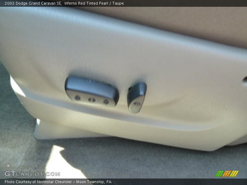 Inferno Red Tinted Pearl / Taupe 2003 Dodge Grand Caravan SE