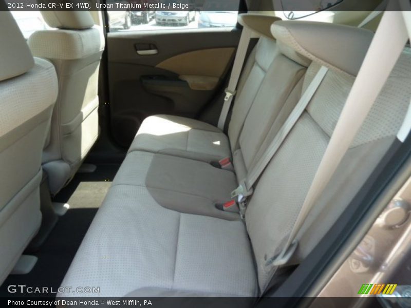 Urban Titanium Metallic / Beige 2012 Honda CR-V EX 4WD