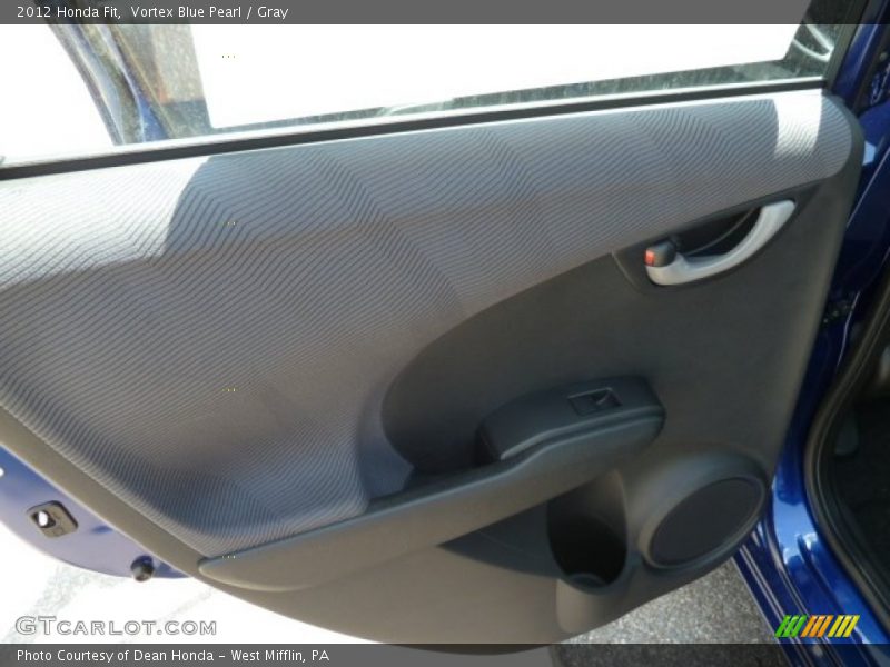 Vortex Blue Pearl / Gray 2012 Honda Fit