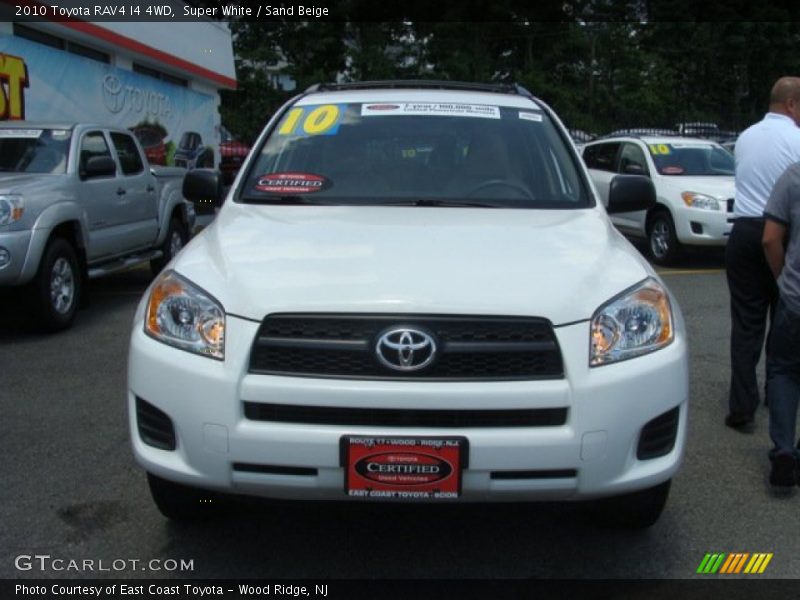 Super White / Sand Beige 2010 Toyota RAV4 I4 4WD