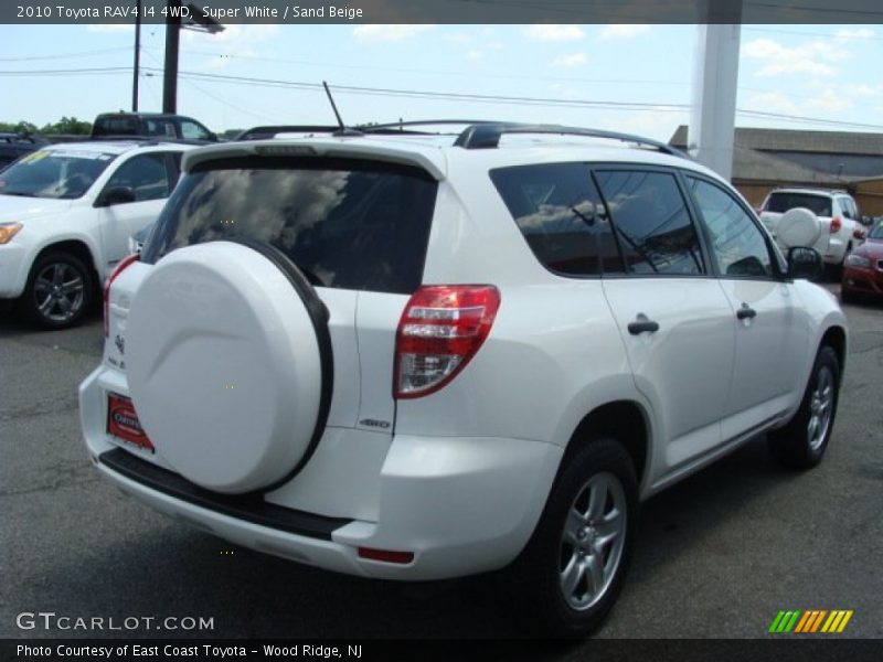 Super White / Sand Beige 2010 Toyota RAV4 I4 4WD