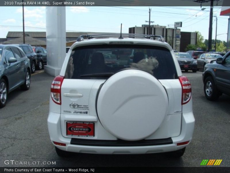Super White / Sand Beige 2010 Toyota RAV4 I4 4WD