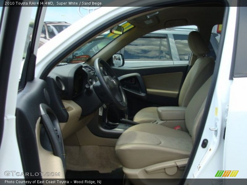 Super White / Sand Beige 2010 Toyota RAV4 I4 4WD