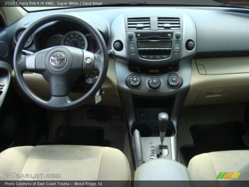 Super White / Sand Beige 2010 Toyota RAV4 I4 4WD