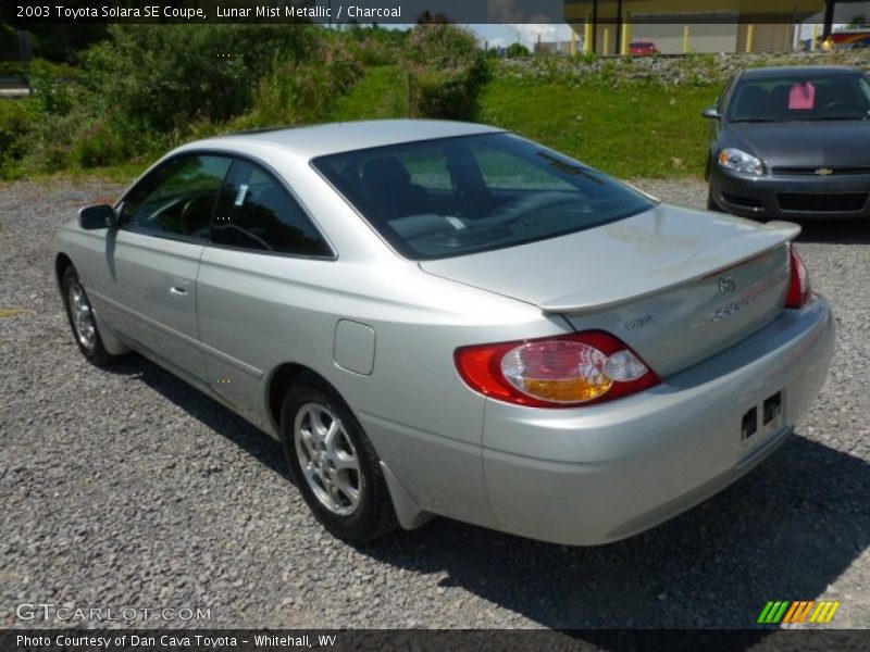 Lunar Mist Metallic / Charcoal 2003 Toyota Solara SE Coupe