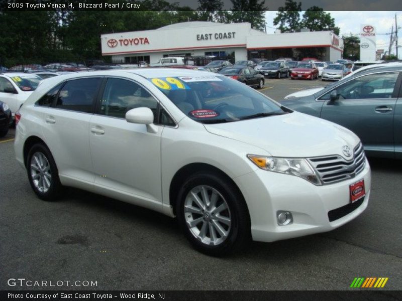 Blizzard Pearl / Gray 2009 Toyota Venza I4