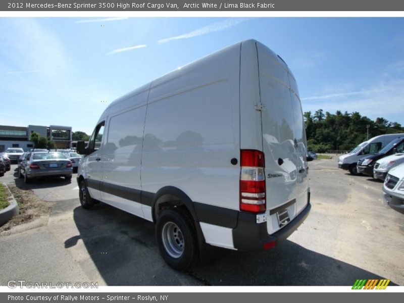 Arctic White / Lima Black Fabric 2012 Mercedes-Benz Sprinter 3500 High Roof Cargo Van