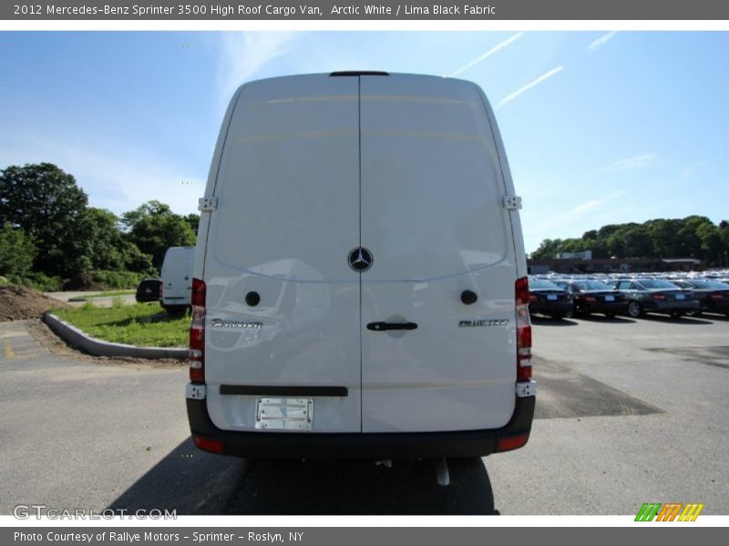 Arctic White / Lima Black Fabric 2012 Mercedes-Benz Sprinter 3500 High Roof Cargo Van