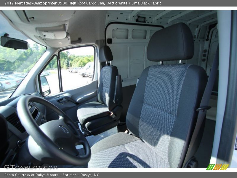 Arctic White / Lima Black Fabric 2012 Mercedes-Benz Sprinter 3500 High Roof Cargo Van