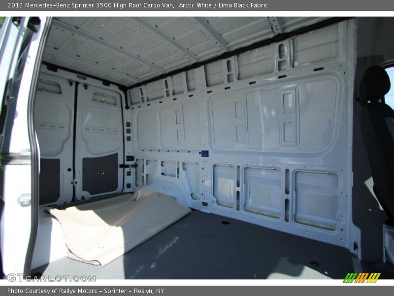 Arctic White / Lima Black Fabric 2012 Mercedes-Benz Sprinter 3500 High Roof Cargo Van