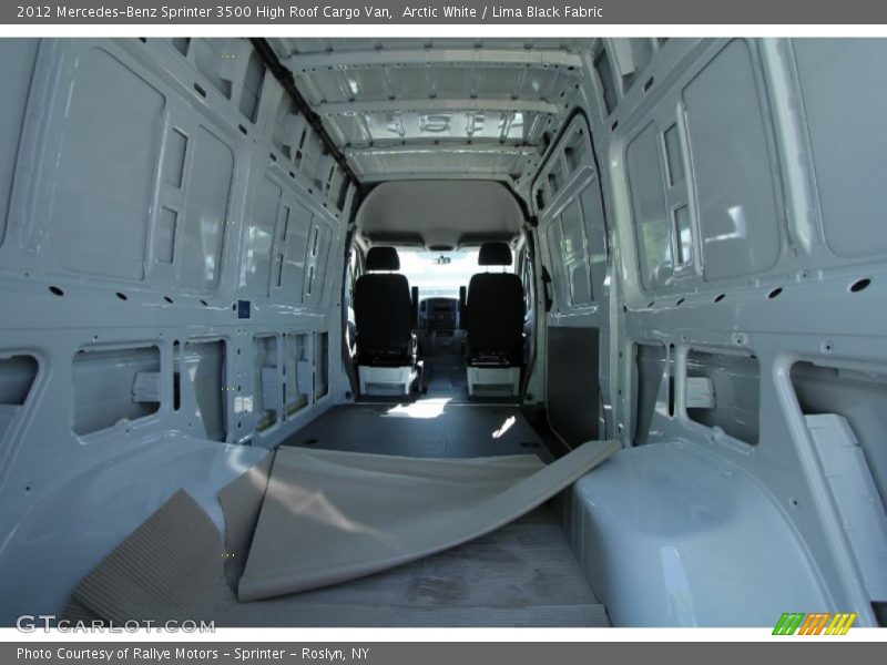 Arctic White / Lima Black Fabric 2012 Mercedes-Benz Sprinter 3500 High Roof Cargo Van