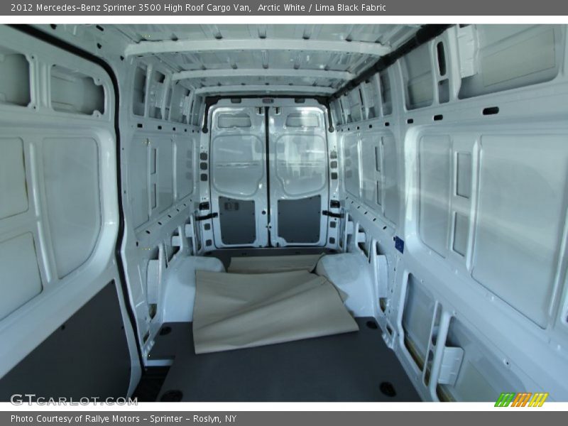 Arctic White / Lima Black Fabric 2012 Mercedes-Benz Sprinter 3500 High Roof Cargo Van