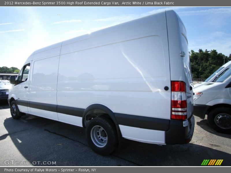 Arctic White / Lima Black Fabric 2012 Mercedes-Benz Sprinter 3500 High Roof Extended Cargo Van