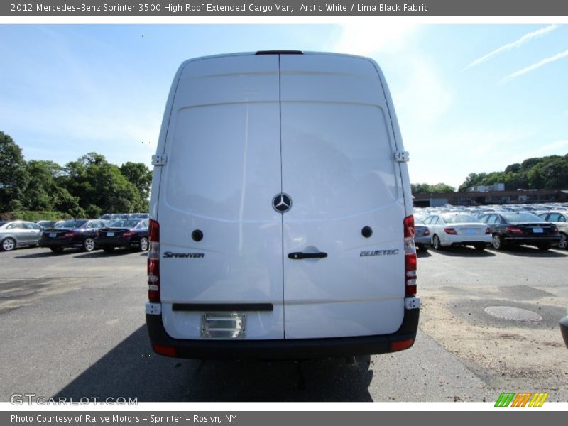 Arctic White / Lima Black Fabric 2012 Mercedes-Benz Sprinter 3500 High Roof Extended Cargo Van