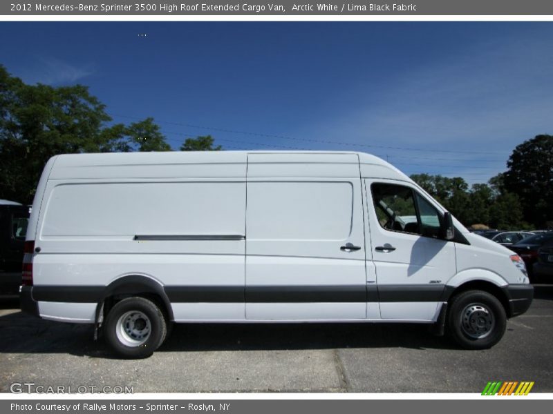  2012 Sprinter 3500 High Roof Extended Cargo Van Arctic White