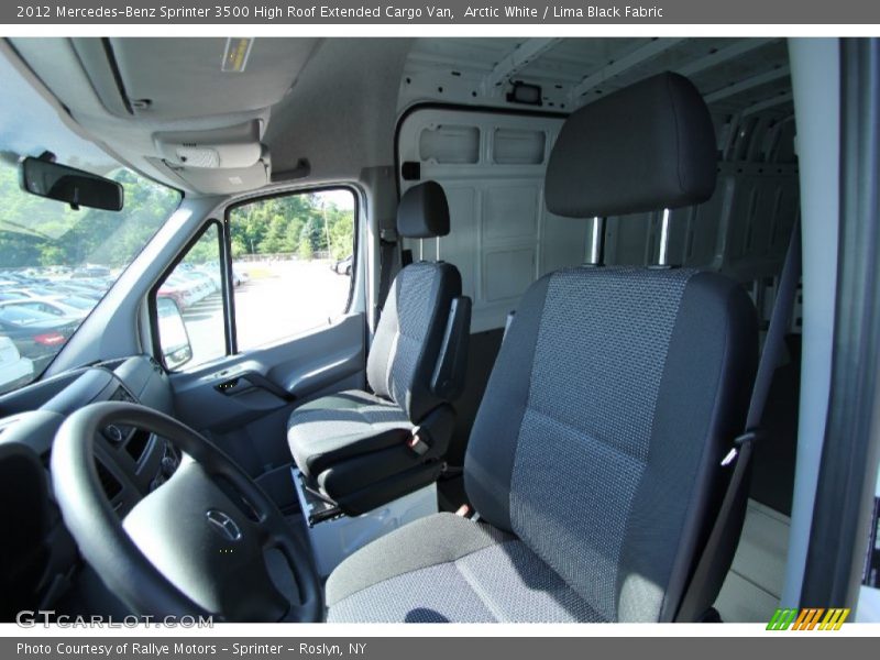 Arctic White / Lima Black Fabric 2012 Mercedes-Benz Sprinter 3500 High Roof Extended Cargo Van