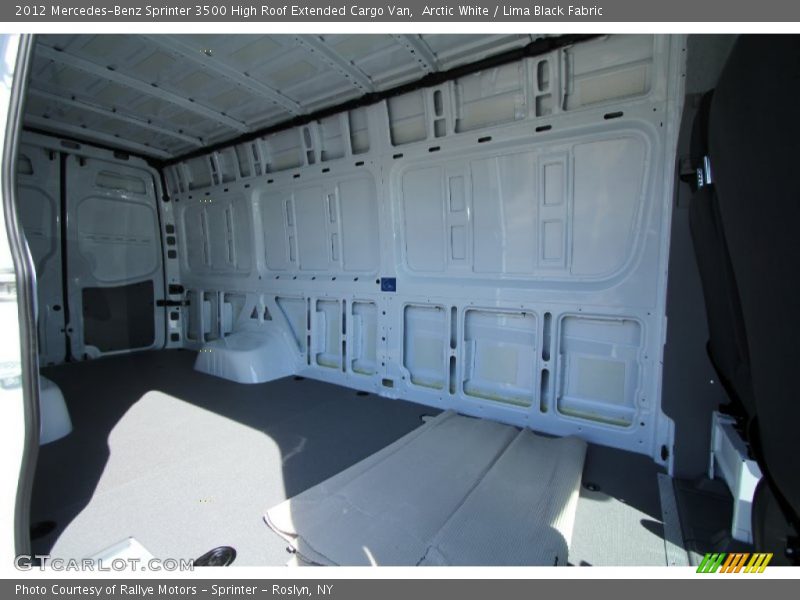 Arctic White / Lima Black Fabric 2012 Mercedes-Benz Sprinter 3500 High Roof Extended Cargo Van