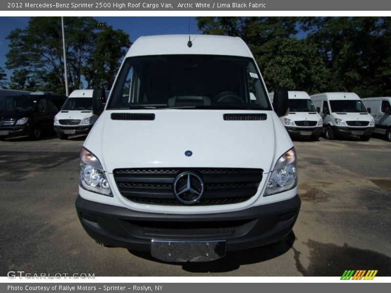 Arctic White / Lima Black Fabric 2012 Mercedes-Benz Sprinter 2500 High Roof Cargo Van