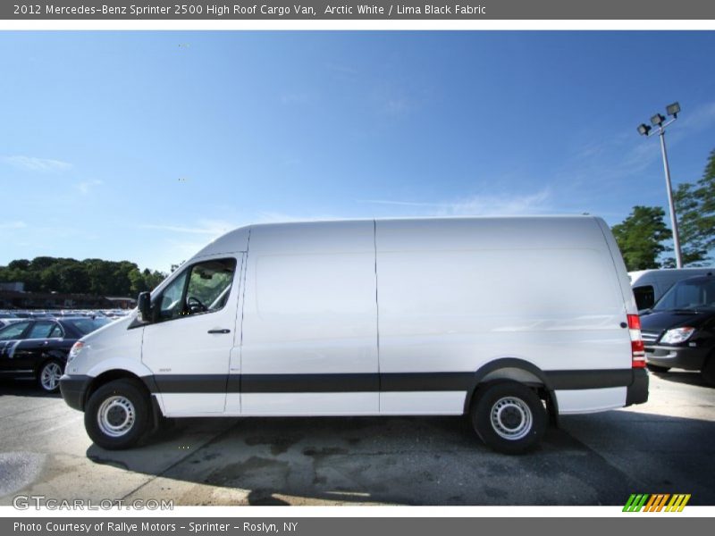 Arctic White / Lima Black Fabric 2012 Mercedes-Benz Sprinter 2500 High Roof Cargo Van