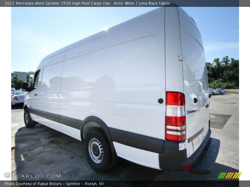 Arctic White / Lima Black Fabric 2012 Mercedes-Benz Sprinter 2500 High Roof Cargo Van