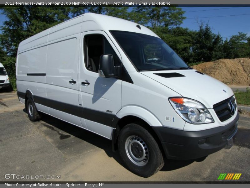 Front 3/4 View of 2012 Sprinter 2500 High Roof Cargo Van