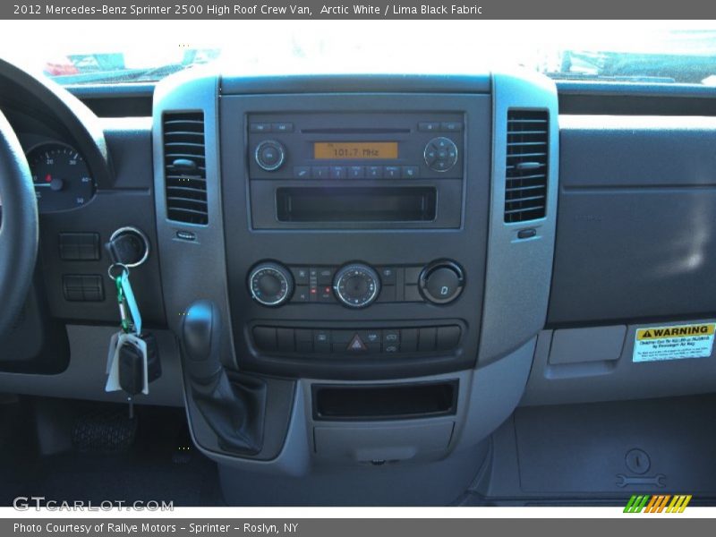 Arctic White / Lima Black Fabric 2012 Mercedes-Benz Sprinter 2500 High Roof Crew Van