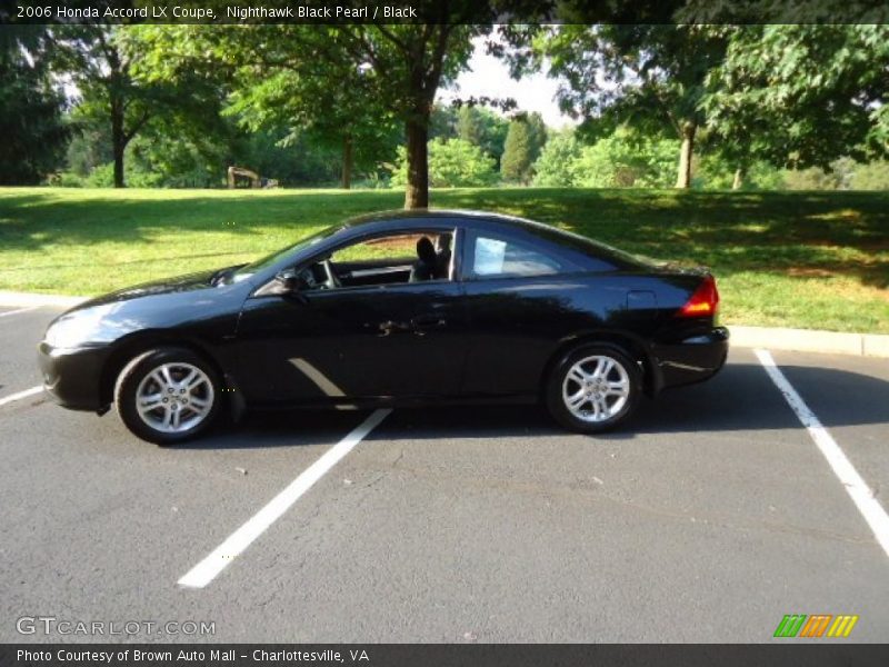 Nighthawk Black Pearl / Black 2006 Honda Accord LX Coupe