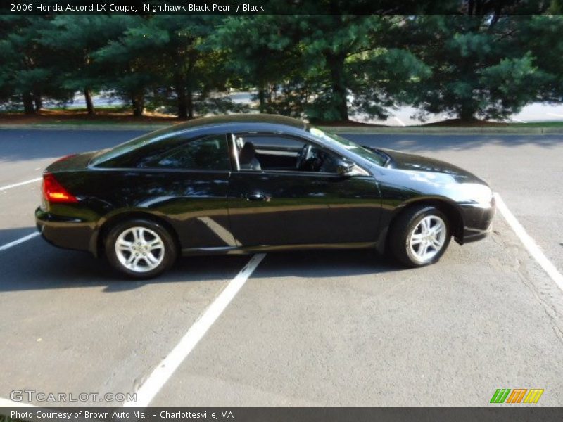 Nighthawk Black Pearl / Black 2006 Honda Accord LX Coupe